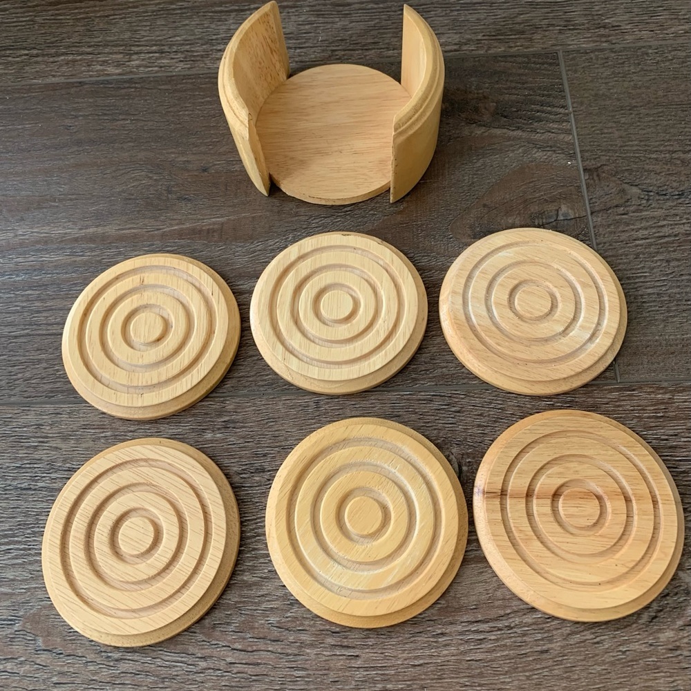 Kamenstein wooden coasters
